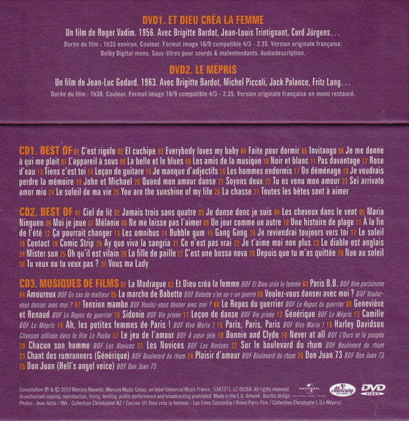 Brigitte Bardot | Coffret CD & DVD