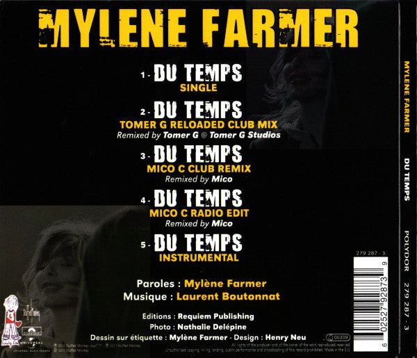 Mylène Farmer | Du temps - remixes (CD)
