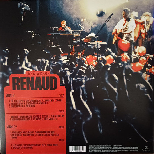 Renaud | Live à La Cigale - Vinyle