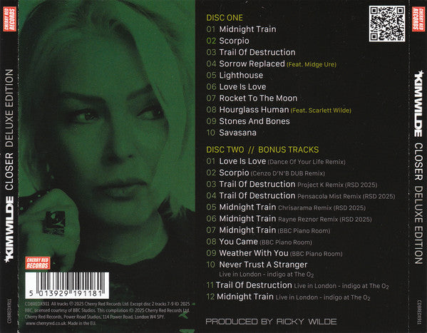 Kim Wilde | Closer (Deluxe edition)