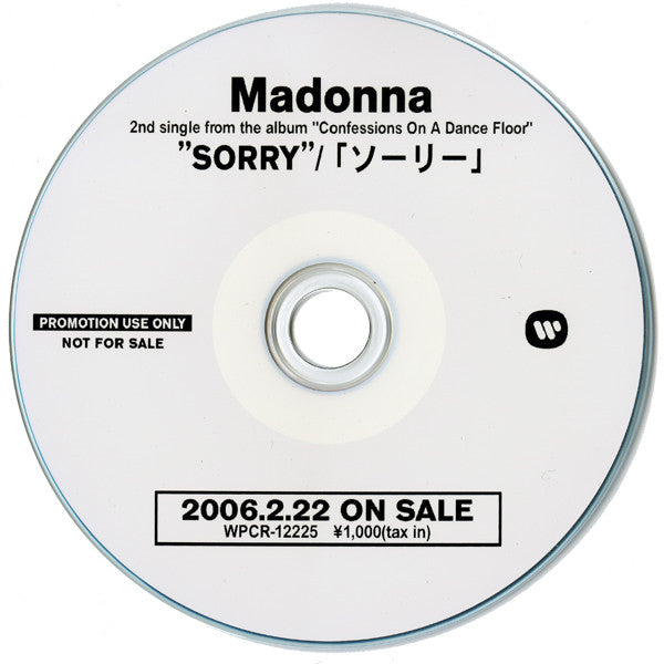 Madonna | Sorry (Promo Japon)