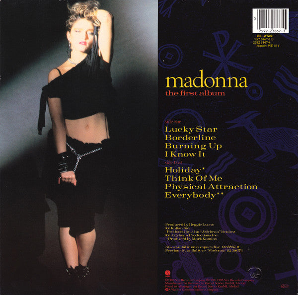 Madonna | The First Album - Vinyle (Europe)