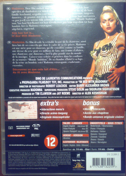 Madonna | In Bed With Madonna - DVD (France)