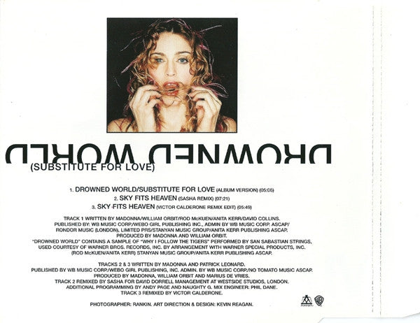 Madonna | Drowned World/Substitute for love - CD#2 (Europe)