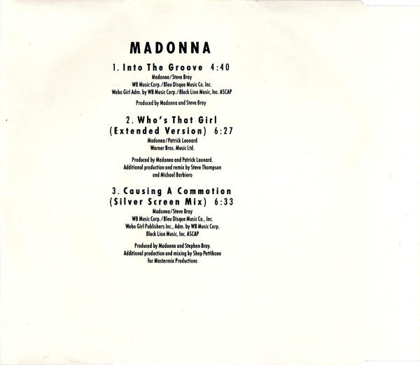 Madonna | Into the groove - CD (Europe)