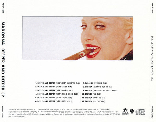 Madonna | Deeper and Deeper EP - CD (Japon)