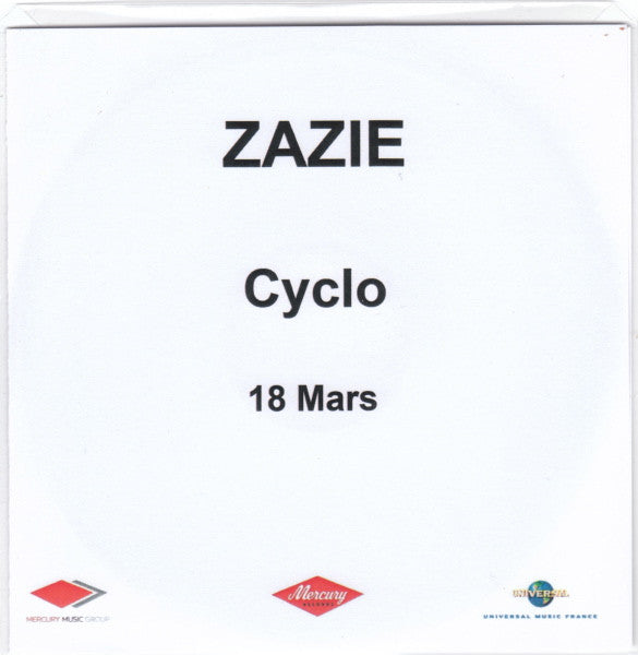 Zazie | Cyclo - CD promo