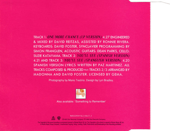 Madonna | One More Chance - CD (Europe)