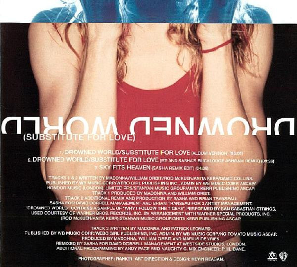 Madonna | Drowned World/Substitute for love - CD#1 (Europe)