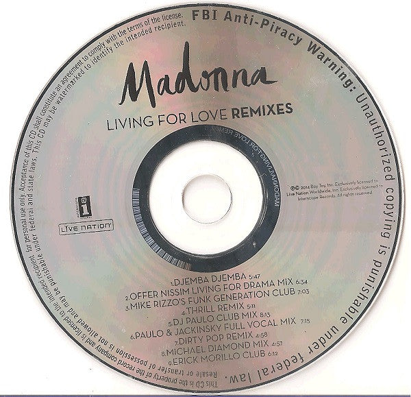 Madonna | Living for love - remixes