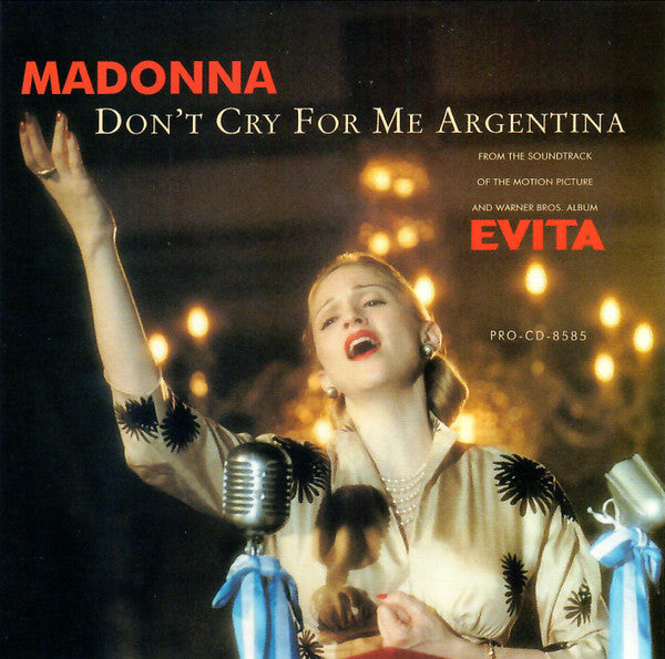 Madonna | Don't Cry For Me Argentina - The Dance Mixes (USA)