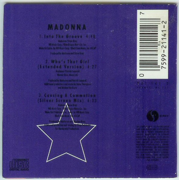 Madonna | Into The Groove - CD 3" (Europe)