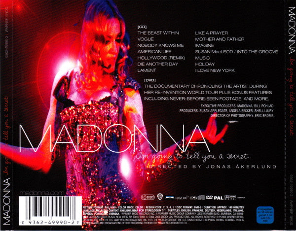 Madonna | I'm Going To Tell You (CD+DVD - Japan)