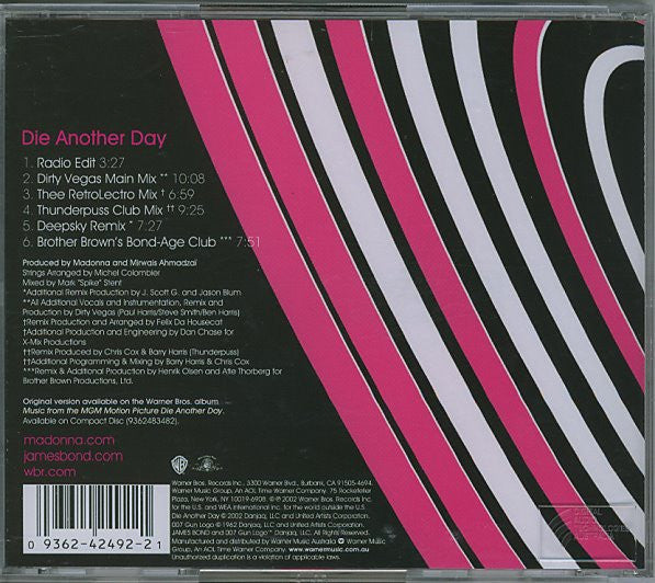 Madonna | Die Another Day (Australia)