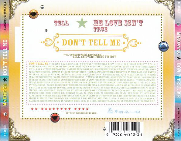 Madonna | Don't Tell Me (USA)