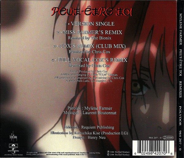 Mylène Farmer | Peut-être toi (Remixes) - CD