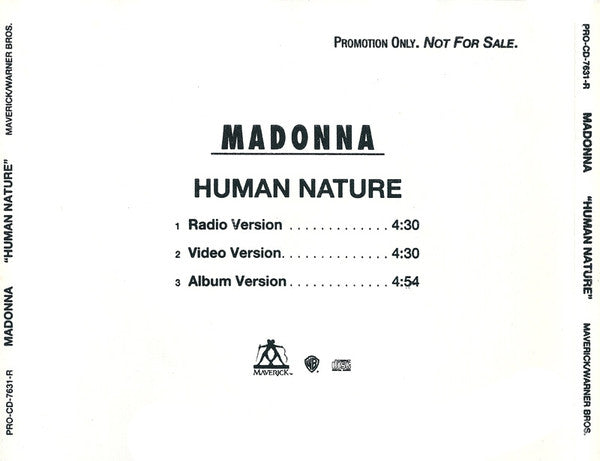 Madonna | Human nature (US promo)