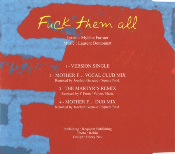 Mylène Farmer | Fuck Them All (Remixes)