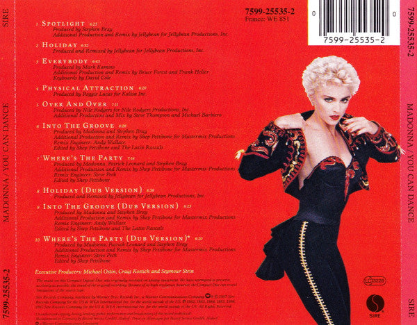 Madonna | You Can Dance (Europe)