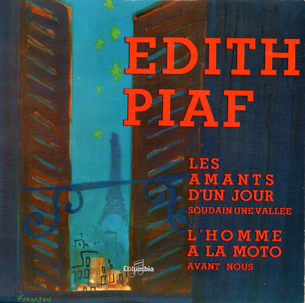 Edith Piaf | Les amants d'un jour - 45T