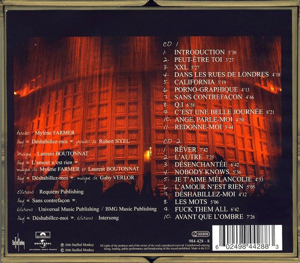 Mylène Farmer | Avant Que L'ombre... à Bercy (2CD)