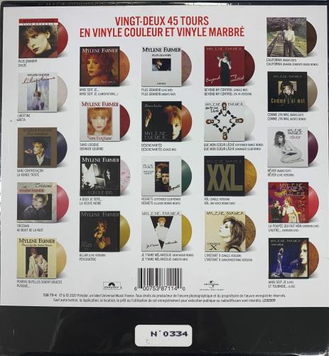 Mylène Farmer | Singles Collection - Coloured and Numbered 7-inch Vinyls