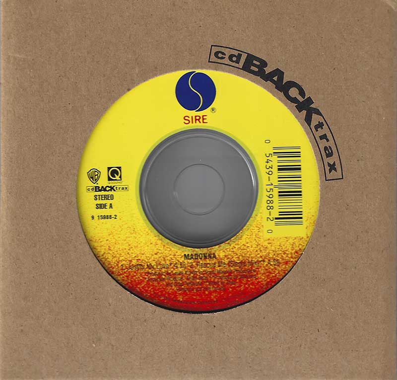 Madonna | Justify My Love (Back trax edition - usa)
