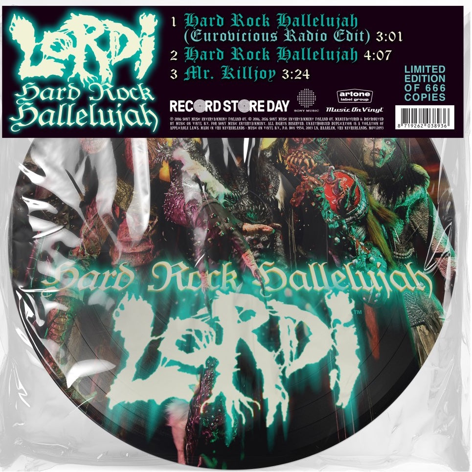 Lordi | Hard Rock Hallelujah (Record Store Day 2026) - Vinyle