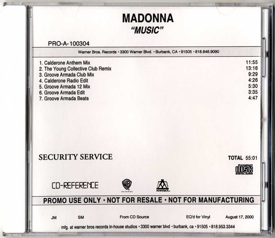 Madonna | Music (Promo USA)