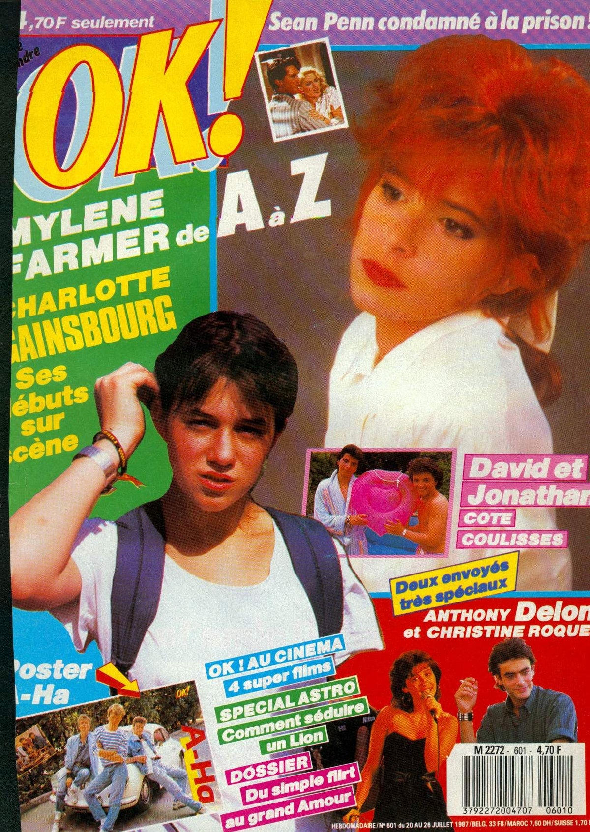 Mylène Farmer | OK ! - Magazine (20 - 26 Juillet 1987)