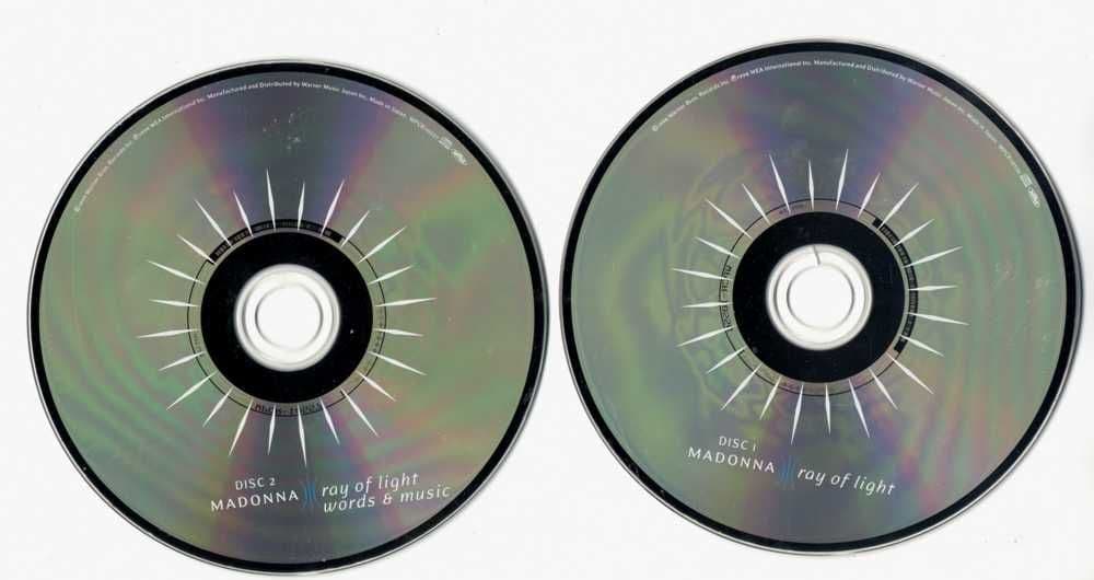 Madonna | Ray of light - Words & music (CD promo Japon)