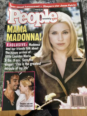 Madonna | People weekly - USA (28 octobre 1996)