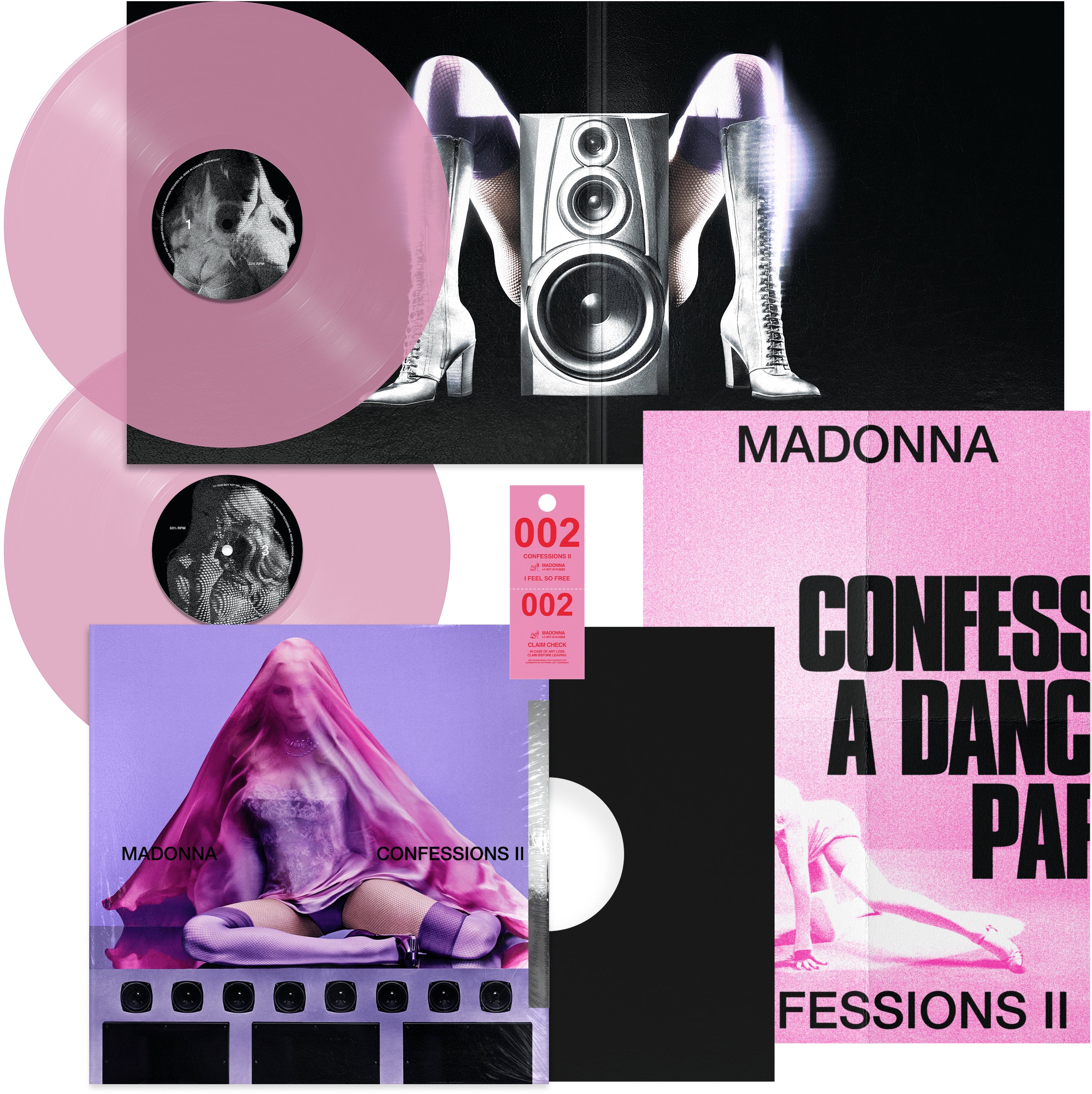 Madonna | Confessions II - Double vinyle standard rose