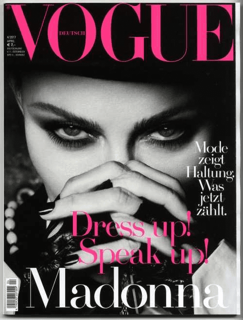 Madonna | Vogue Allemagne (Avril 2017 - Couverture 1)